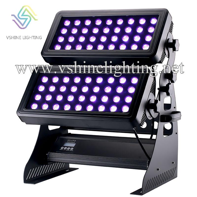 QT-WL672 72PCS 6in1 RGBWAUV outdoor LED City Color Wall Washer
